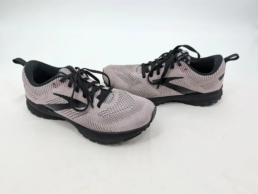 Brooks Revel 5 Women's Size 9 Medium B Black Lavender Running Athletic Outdoors*